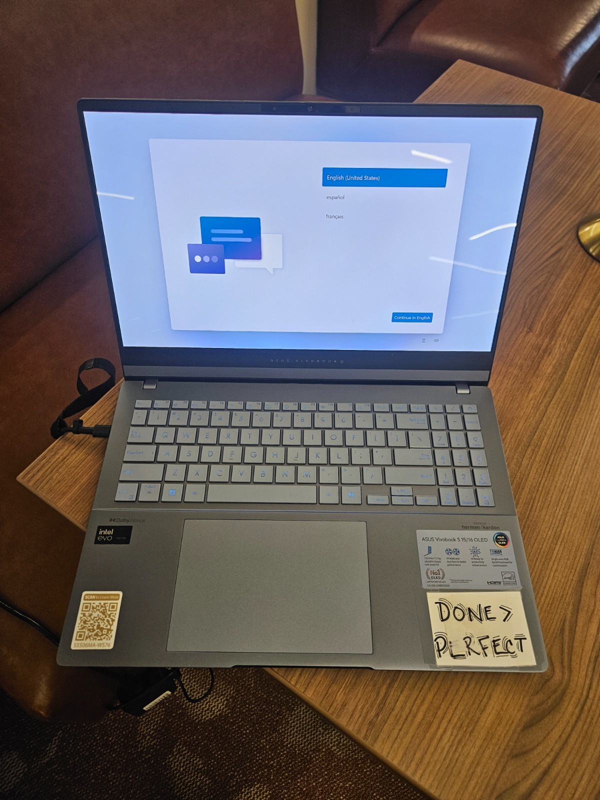 ASUS Vivobook S 15.6 inch 3K OLED 120Hz Windows Laptop Intel Core Ultra 7-155H I