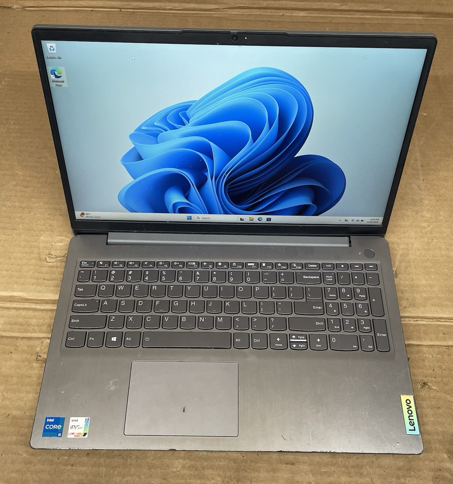 Lenovo IdeaPad 3 15ITL6 Intel Core i5-1135G7@2.40GHz 12GB RAM 256GB SSD WIN 11P