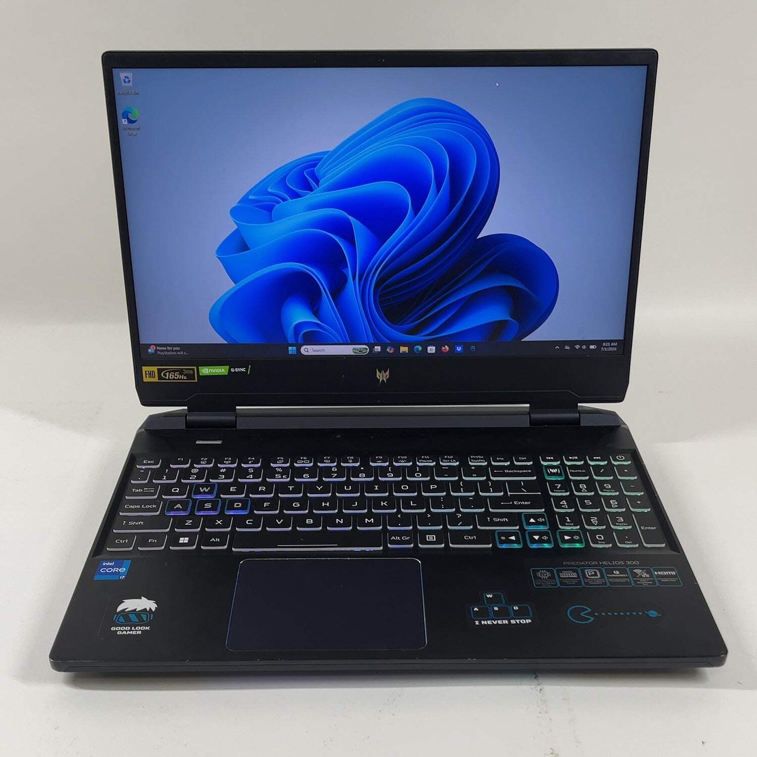 Acer Predator Helios 300 15.6″ i7-12700H 32GB RAM 1TB SSD GeForce RTX 3060 READ