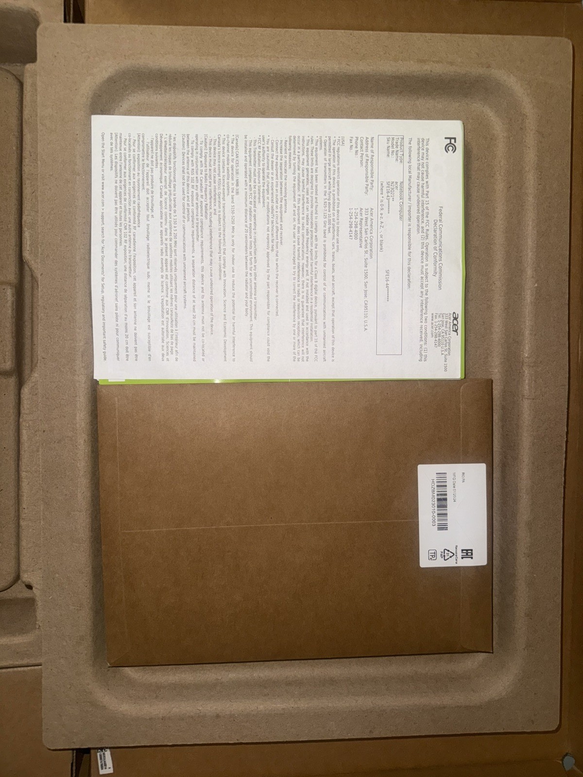 (Acer Swift Edge 16) 16″ AMD Ryzen 7 8840U 16GB RAM 1TB SSD (Read Description)