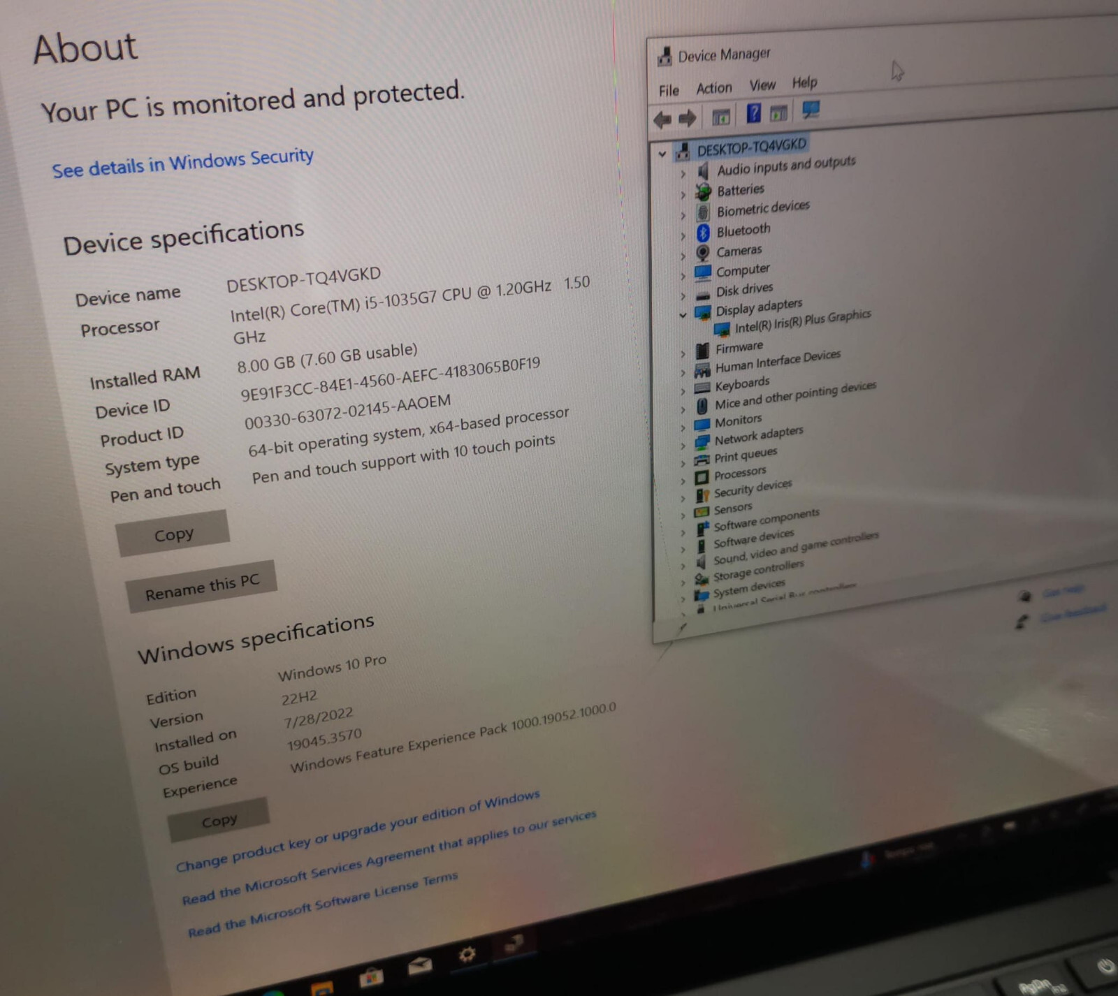 Microsoft Surface Laptop 3 13.5″ 256GB 8G Intel Core i5-1035G7 – 1.20 GHz *READ*