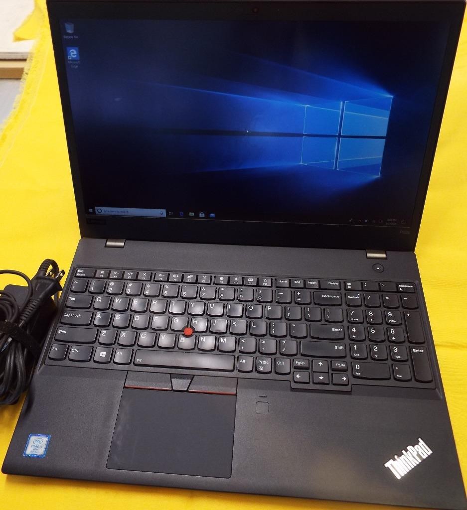 Lenovo Thinkpad P52S i7 8650U 1.9–2.11 GHz 32GB mem 500 SSD, 15.6″ touchscreen