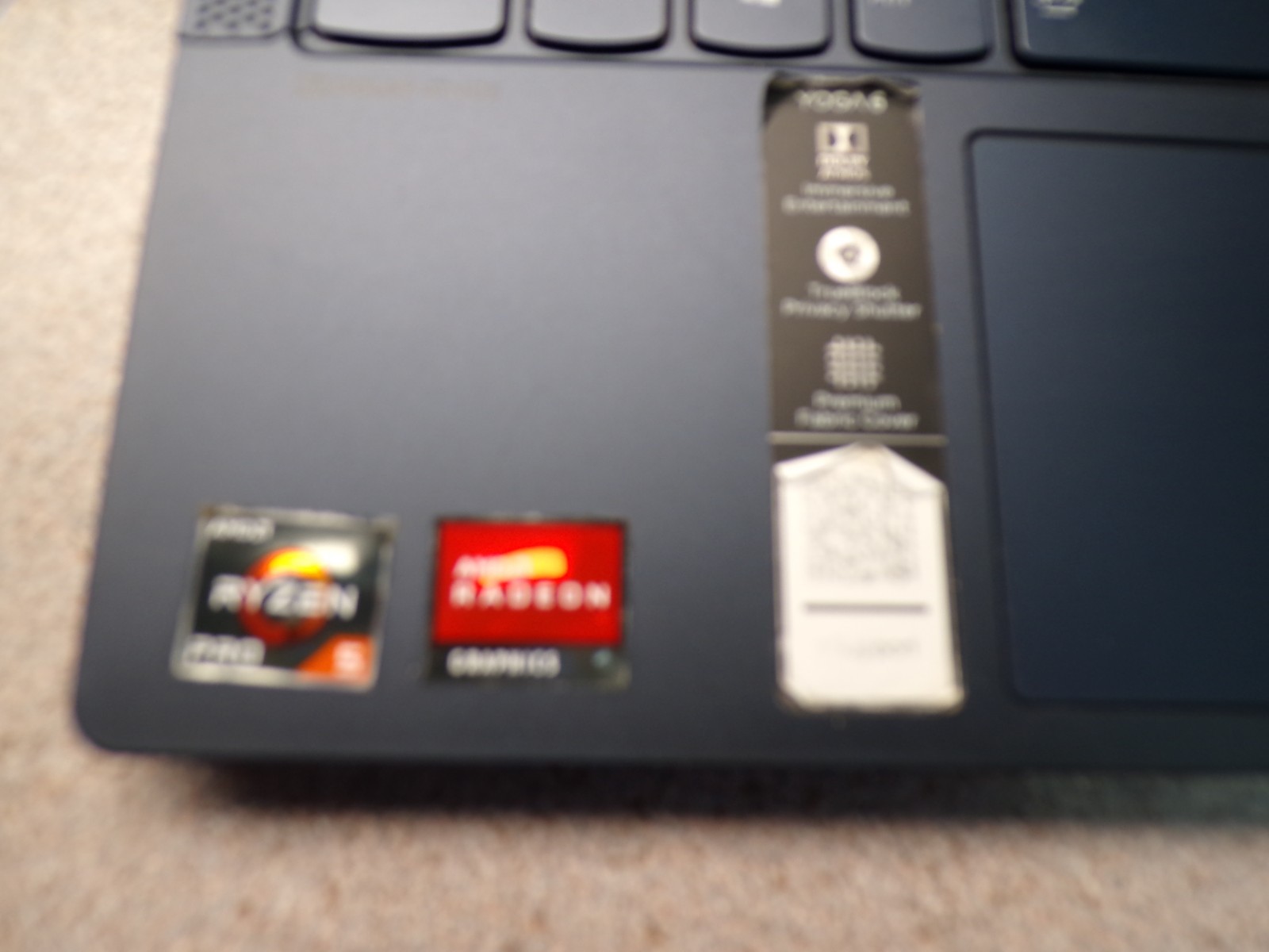 Lenovo Yoga 6 13ARE05 13.3-inch Laptop Black, Ryzen 5 pro 4650u, 8GB RAM, #22299