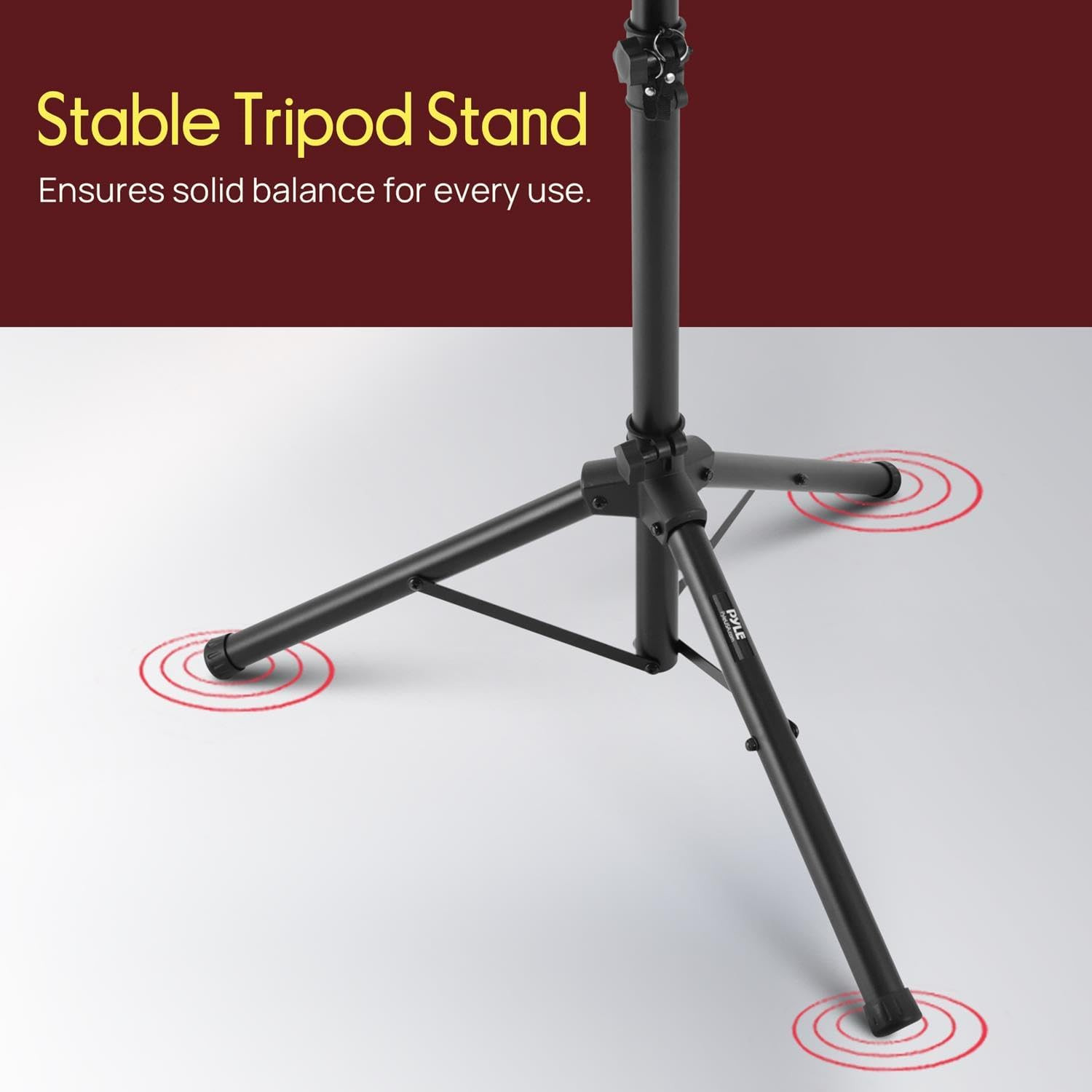 Laptop & Projector Stand, Tripod Stand with Adjustable Height 28″-50″, Portable
