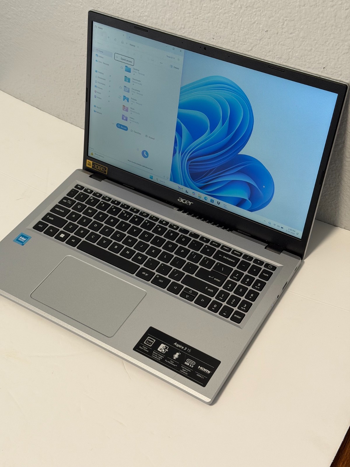Acer Aspire 3 Laptop 15″ N23H4 8GB RAM 128GB SSD Intel N200 128GB UHD Graphics