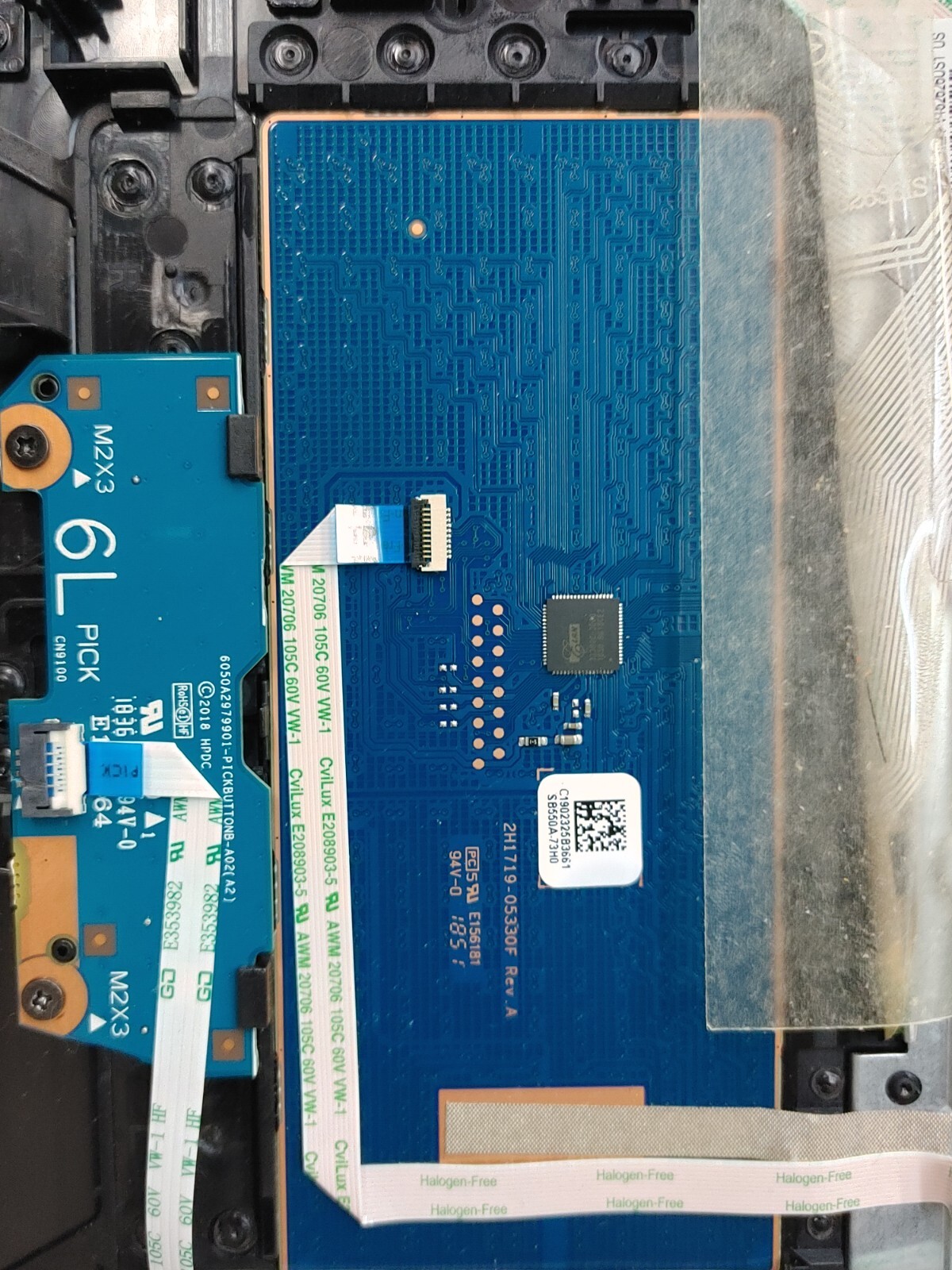 HP 17-by1xxx Core i5-8265U@ 1.60GHz, NO RAM ,NO HD( Selling Motherboard)