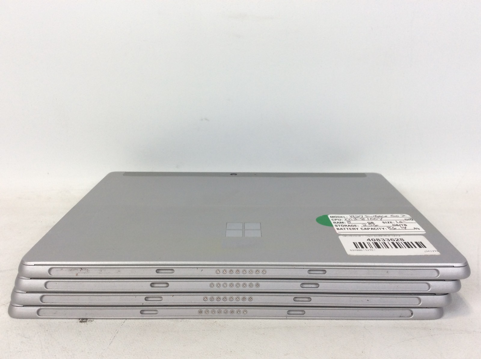 Microsoft Surface Go 2 Tablet 1927 M3-8100Y 1.1GHz 8GB 256GB SSD Batt Cap +86%