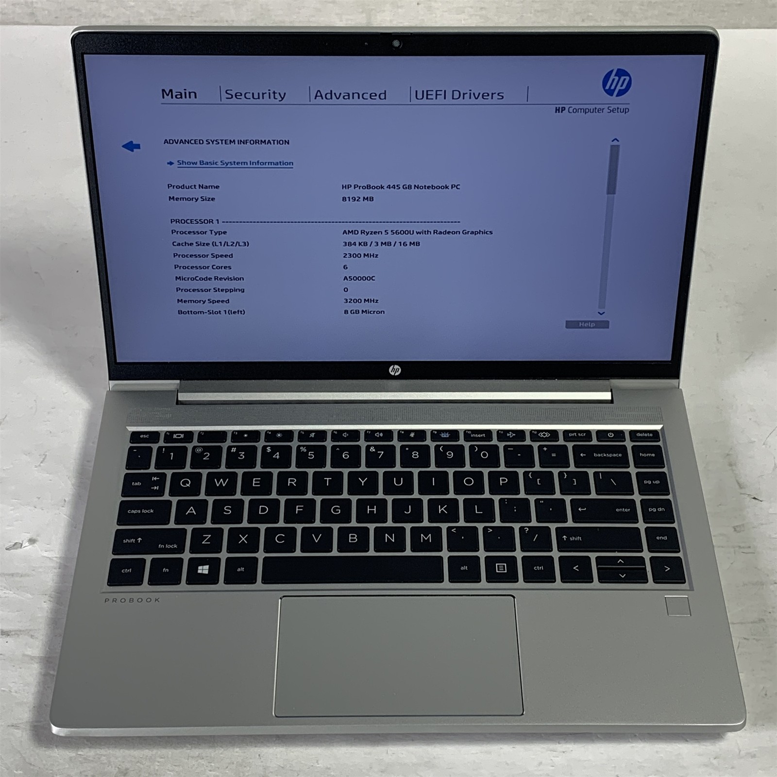 HP ProBook 445 G8 14″ Laptop Ryzen 5 5600U 2.3GHz 8GB – NO DRIVE
