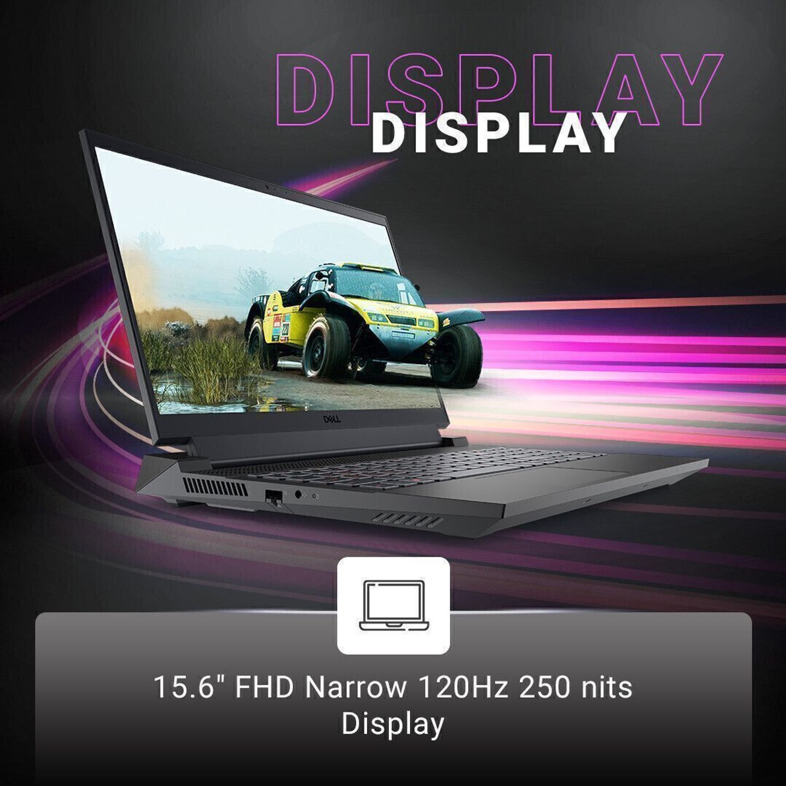 DELL G15 Intel Core i5 13th Gen 13450HX – 16 GB/512 GB SSD/Windows 11 Home