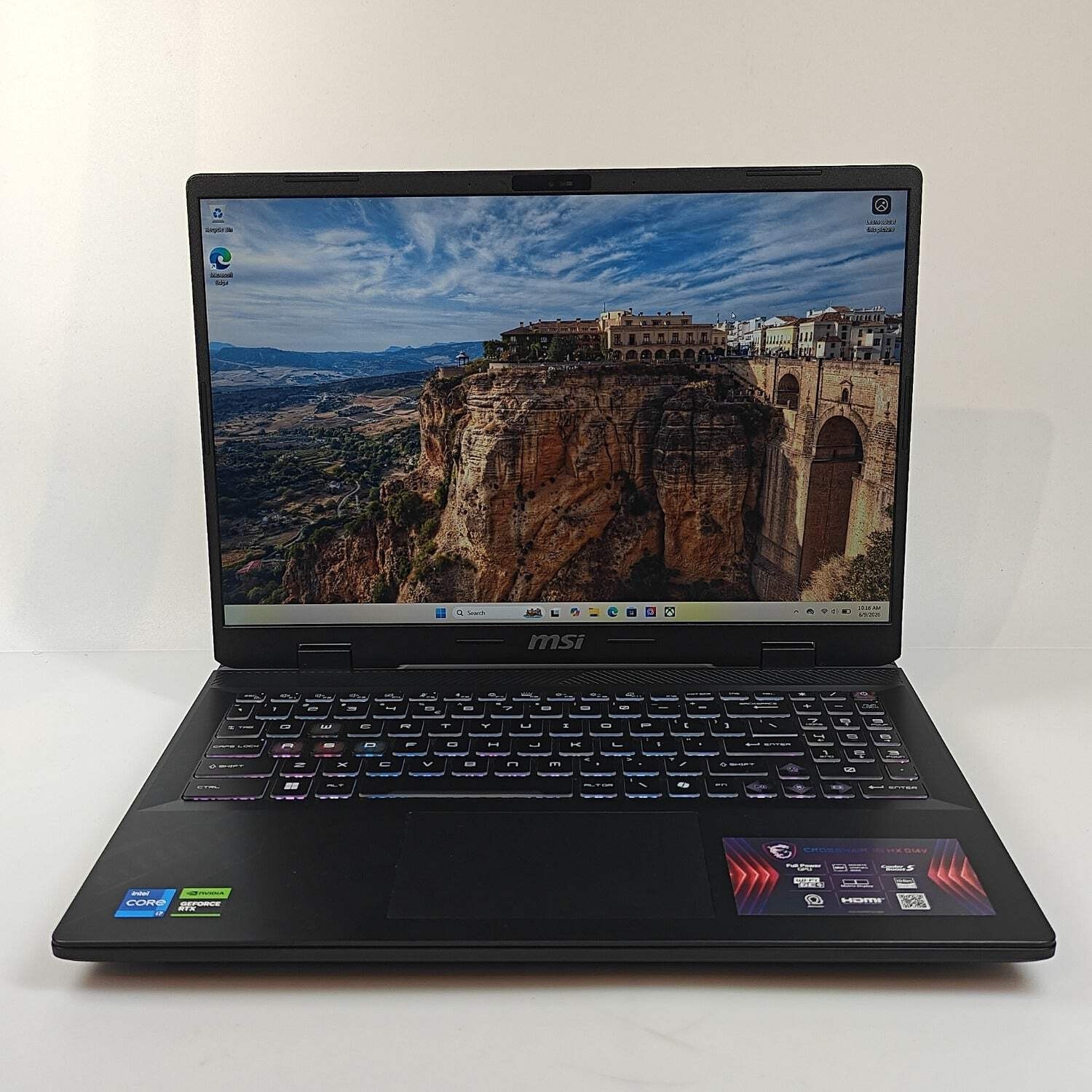 MSI Crosshair 16 HX D14VGKG 15.9″ i7-14650HX 16GB RAM 1TB SSD GeForce RTX 4070