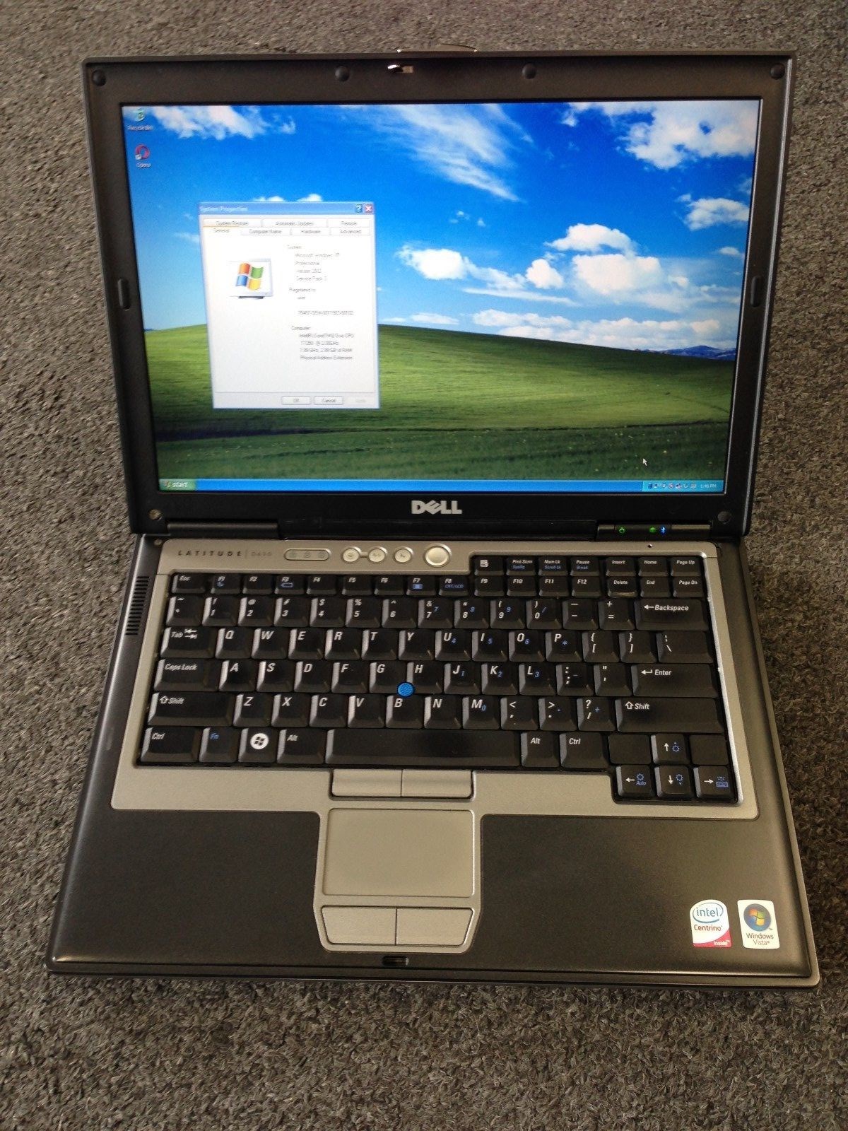 Windows XP Dell Latitude D620/D630 2Gb/120SSD RS232 Port 60 day *READ*
