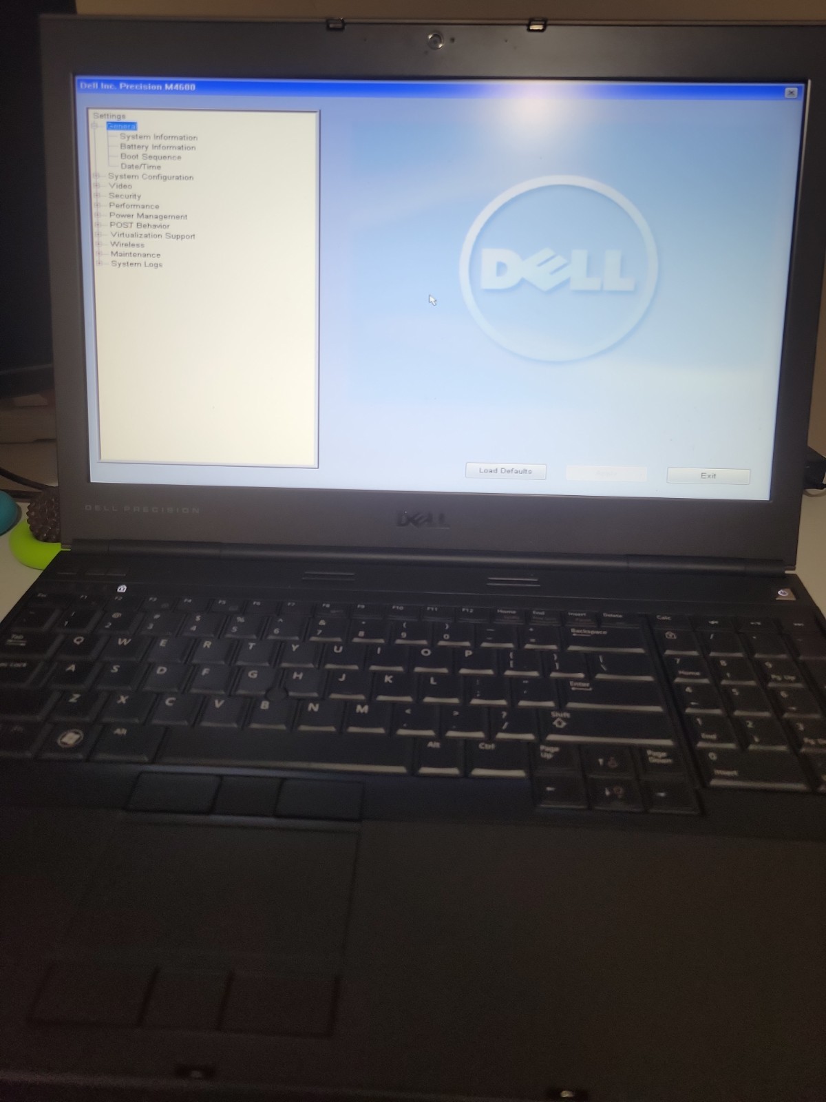 DELL PRECISION M4600 Laptop w/ Intel Core i7-2720QM 2.20 GHZ + 16GB Works Great