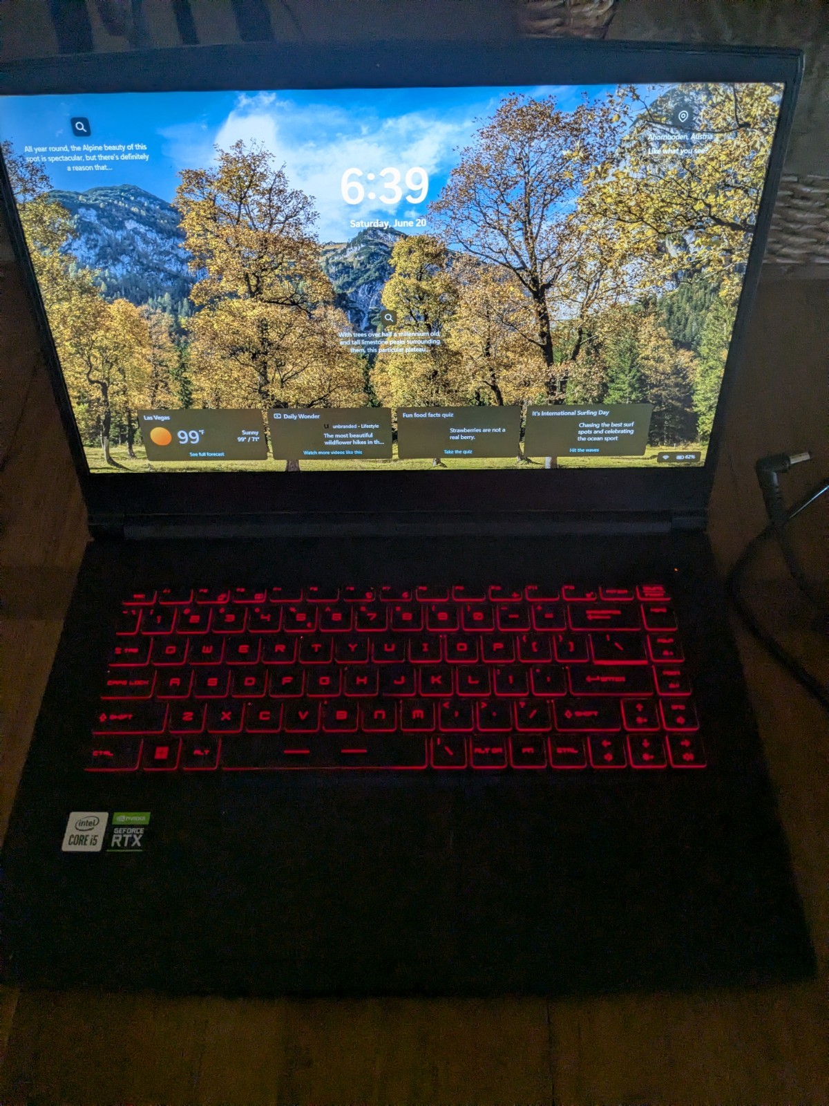 MSI GF65 Thin 10UE 15.6″ (512GB SSD, 24gb Ram, Intel I5, Rtx 3060