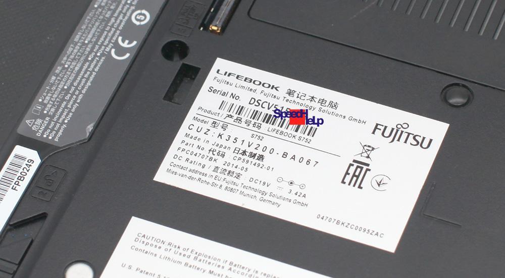 FUJITSU LIFEBOOK S752 14″HD INTEL CORE i5 3340M 320GB 4GB DDR3 WINDOWS XP 7 DRV
