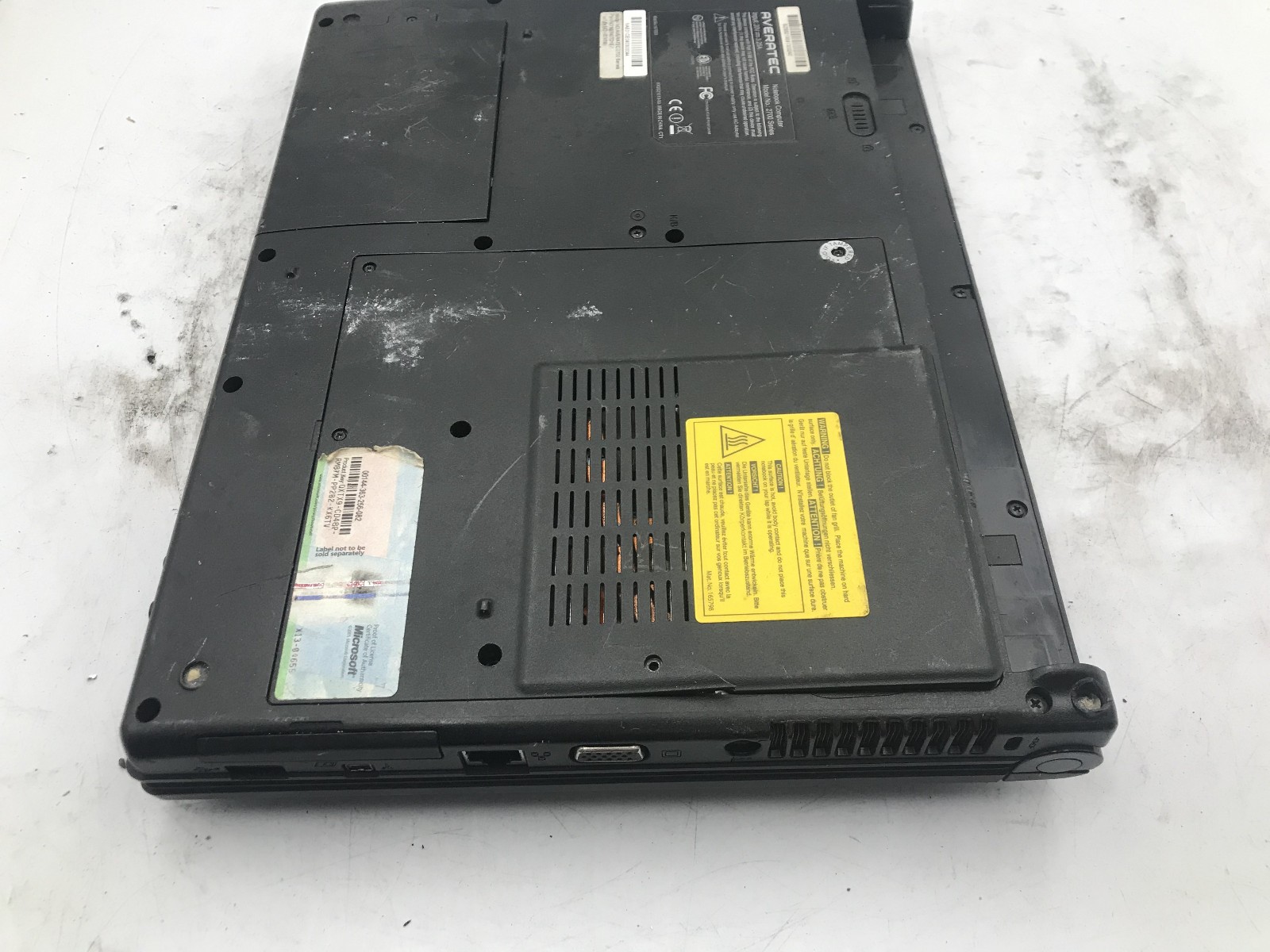 AVERATEC N2700 – FOR PARTS/REPAIR – INTEL PENTIUM DUAL CORE – NO RAM – READ – BB