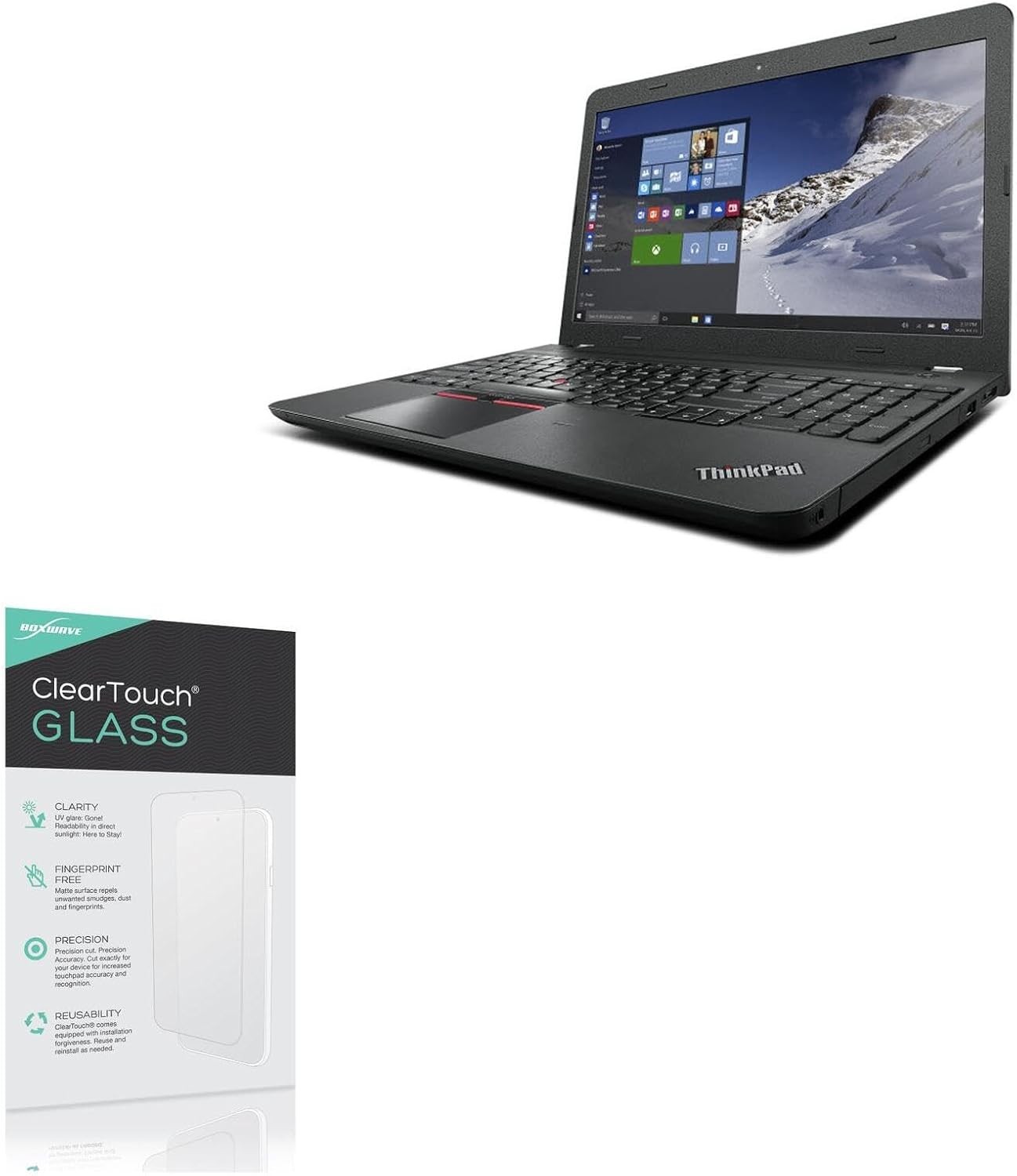 Screen Protector Compatible with Lenovo ThinkPad E560 – ClearTouch Glass (2-Pack