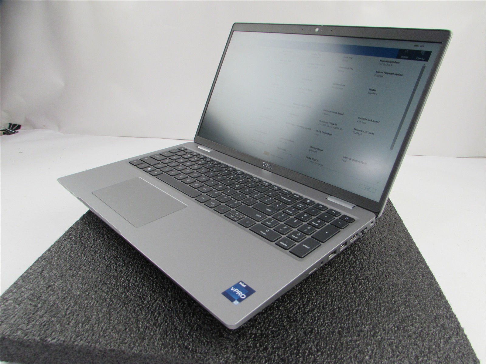 DELL PRECISION 3570 1920X1080 FHD CORE I7-1265U 512GB SSD 16GB RAM T550 NO O.S