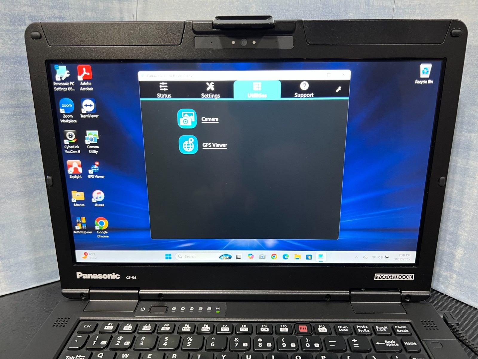 CF-54F9885KM, i5-6300U 2.40Ghz,8GB Mem,256GB SSD,Touchscreen,4G LTE,GPS,3,820Hrs