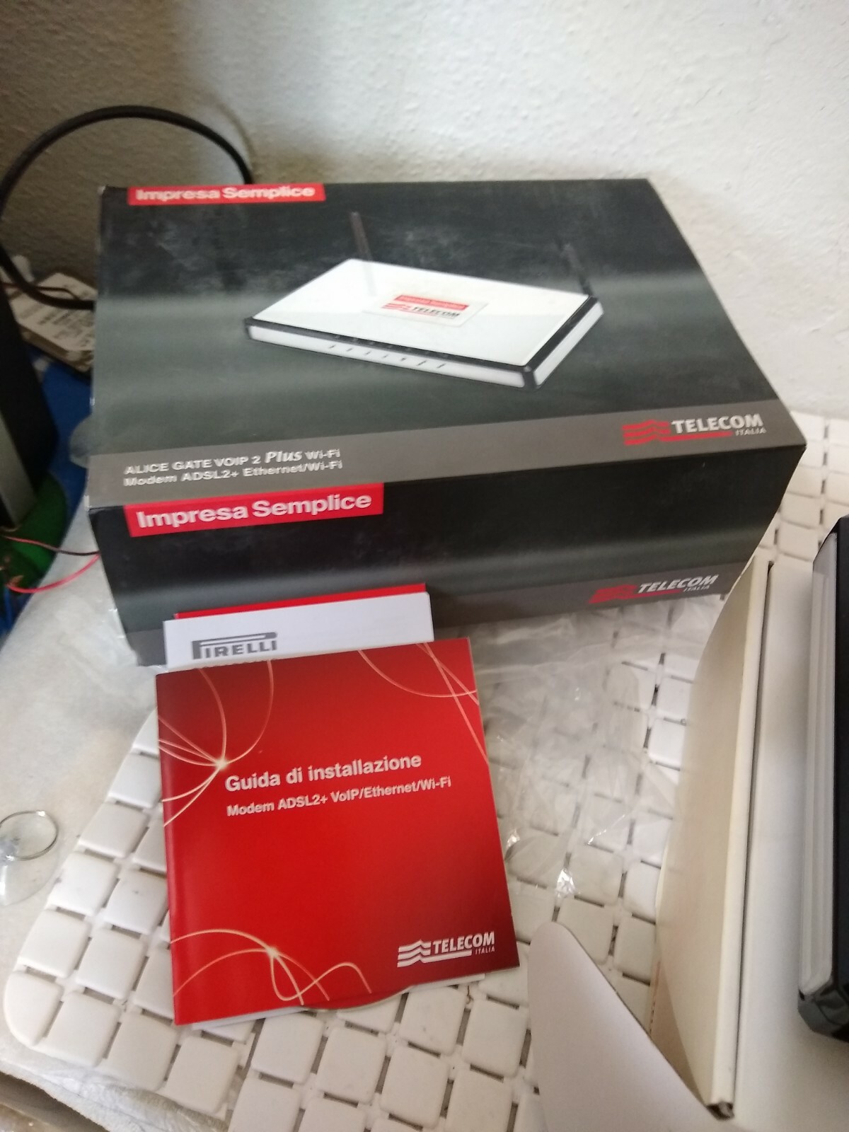 Alice Gate Voip 2 Plus wi-Fi Modem ADSL2+ Ethernet / wi-Fi