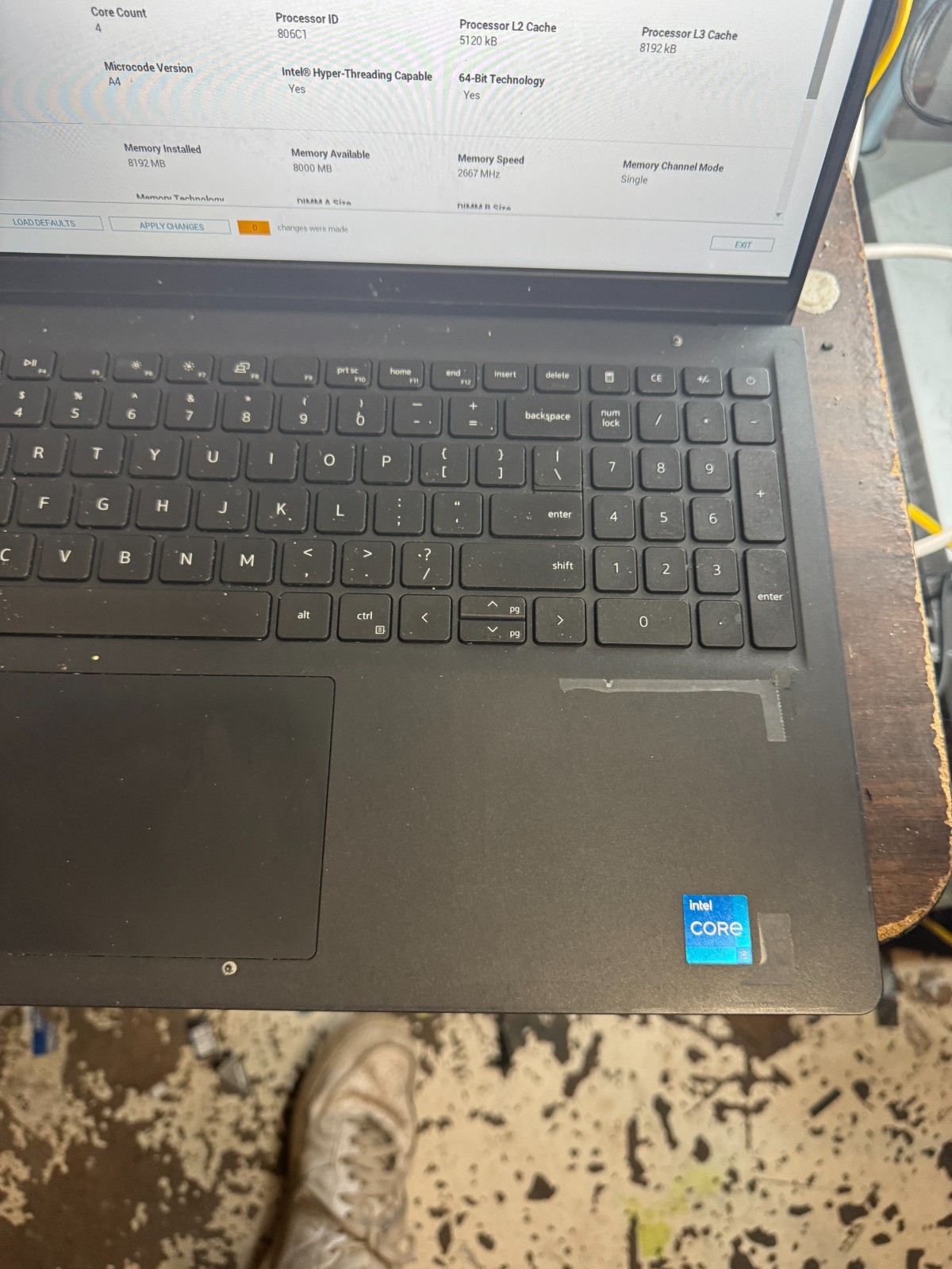 Dell Inspiron 15 3511 Core I5-1135G7 8GB RAM Laptop For Parts/Repair #5450