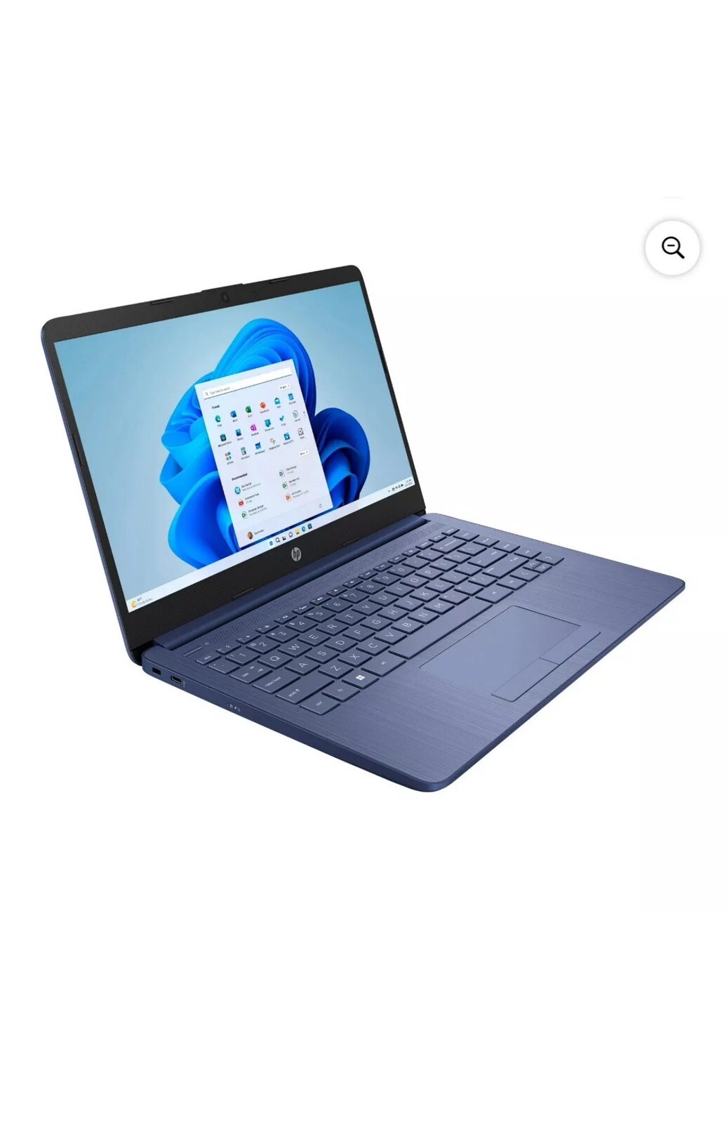 New Blue HP Laptop With Intel Processor N4120 Back 2 School Students