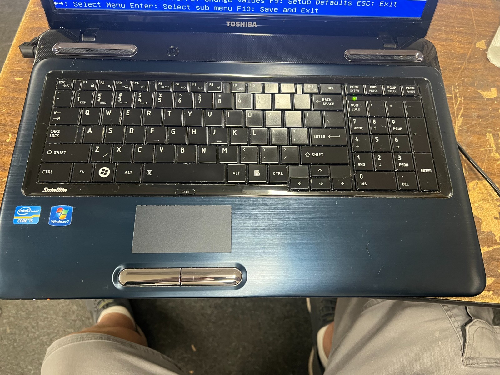 Toshiba Satellite L770 I5-2430m 2.40GHz 4 GB Ram No OS No HDD