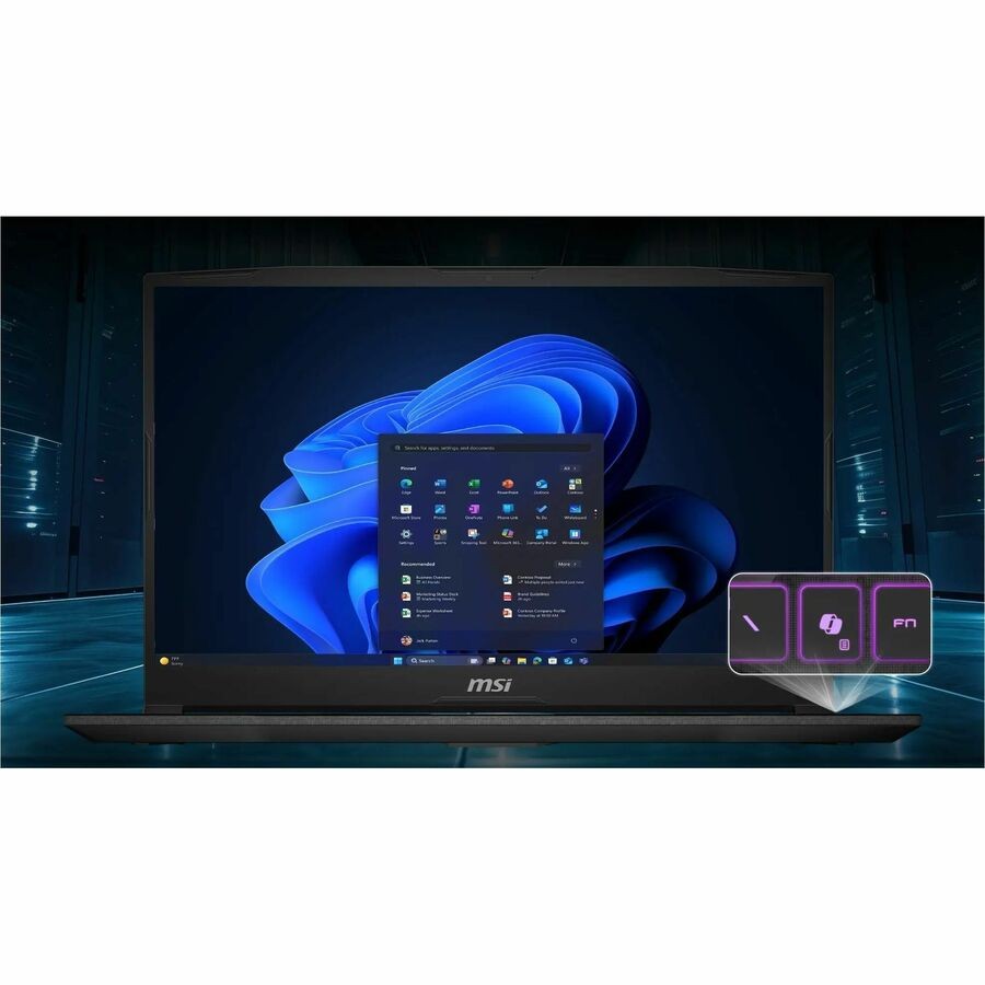 MSI Katana 15 HX B14WFK-278US 15.6 Gaming Notebook – QHD – 165 Hz – Intel Core