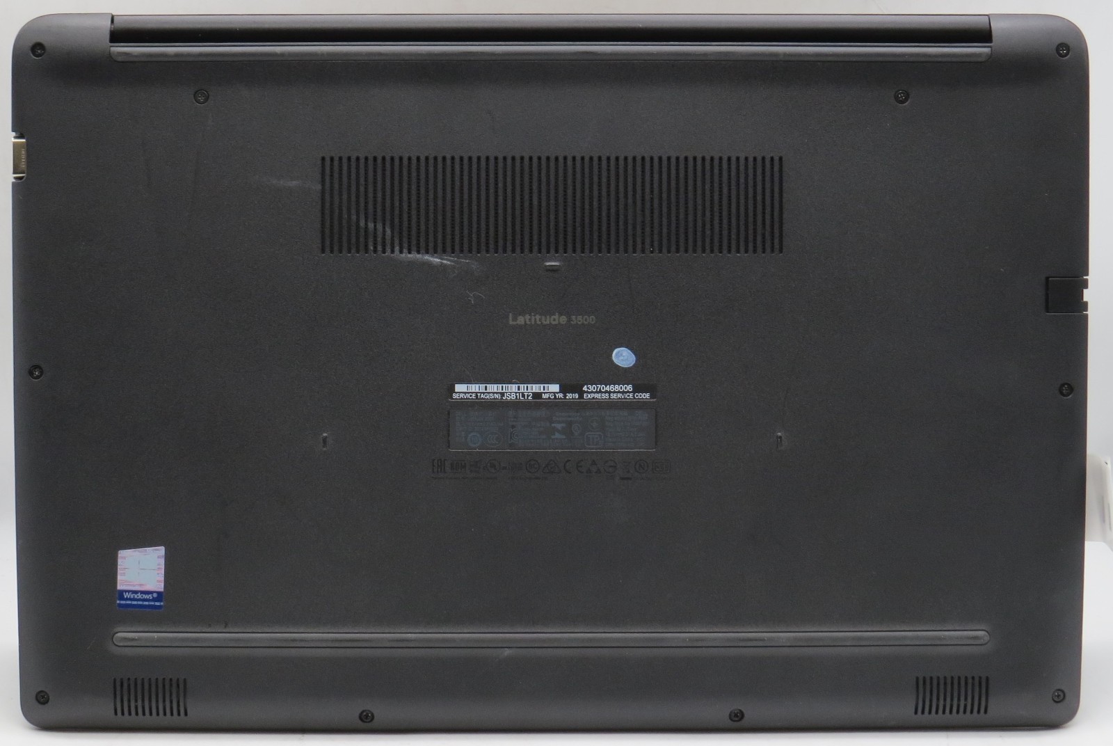 Dell Latitude 3500 | i3-8145U @ 2.10 | 8GB DDR4 | 256GB SSD | No OS w/AC