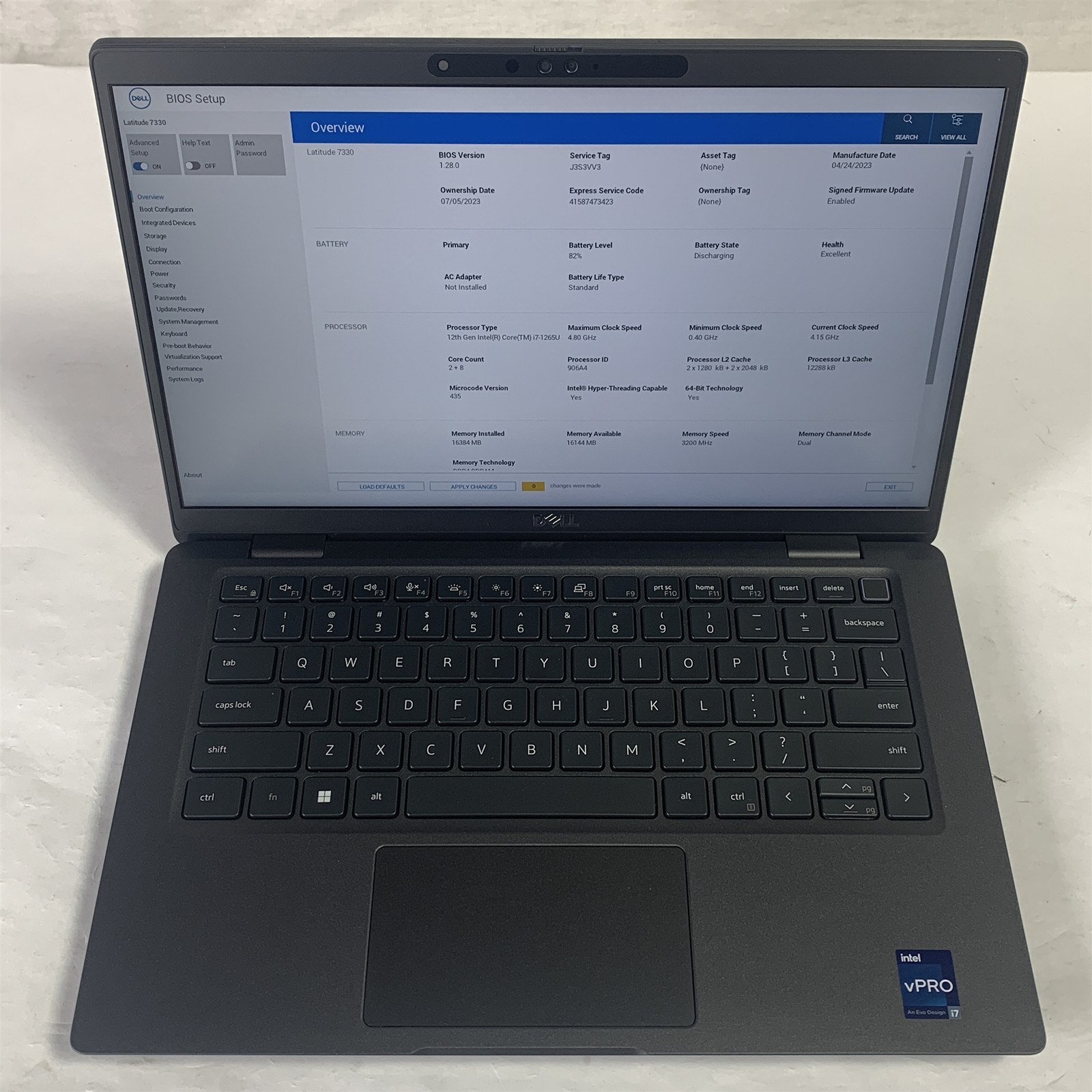 Dell Latitude 7330 13.3″ Laptop i7-1265U 1.8GHz 16GB 512GB NVMe SSD – Win 11