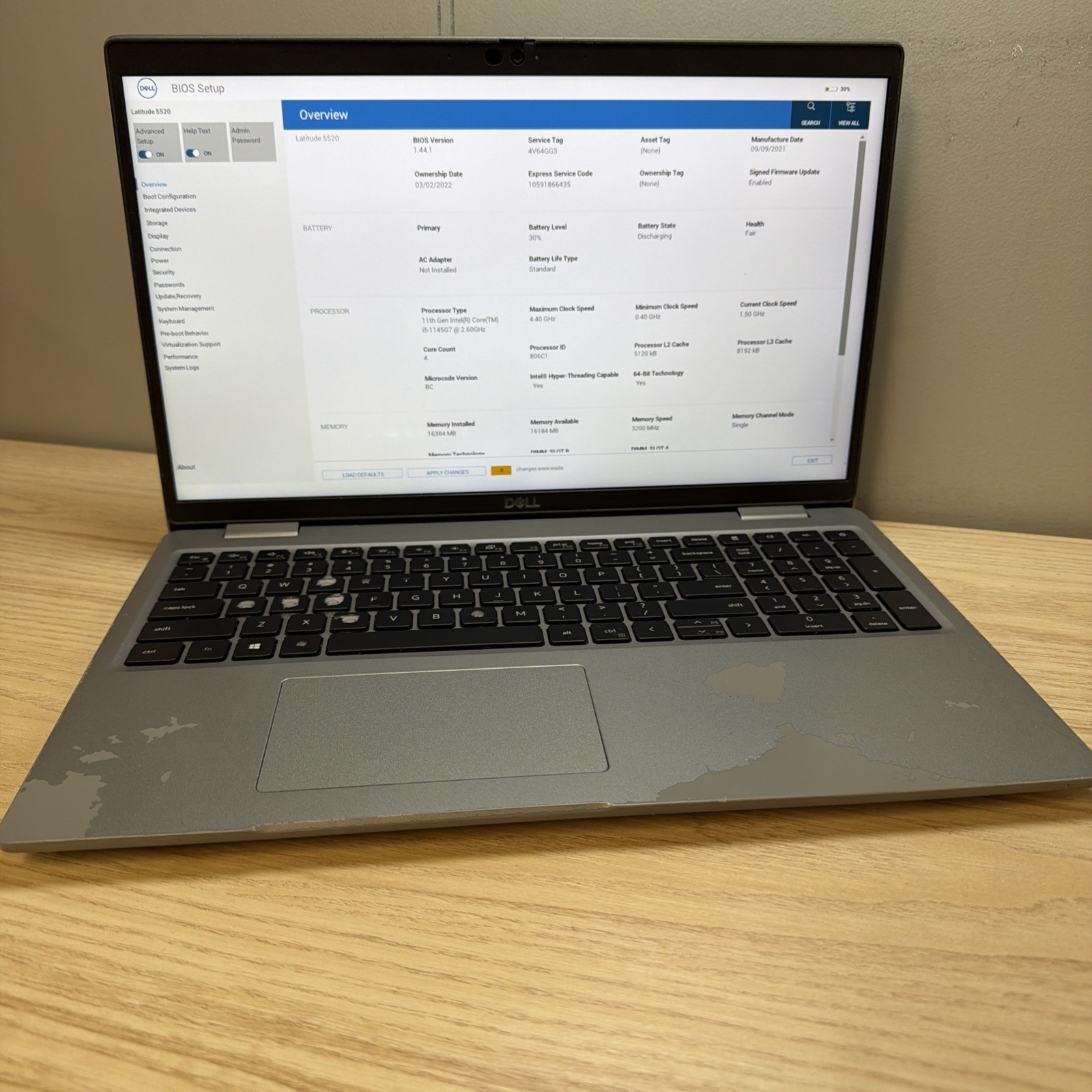 Dell Latitude 5520 i5-1145G7 16GB 512GB SSD 15″ FHD Win11
