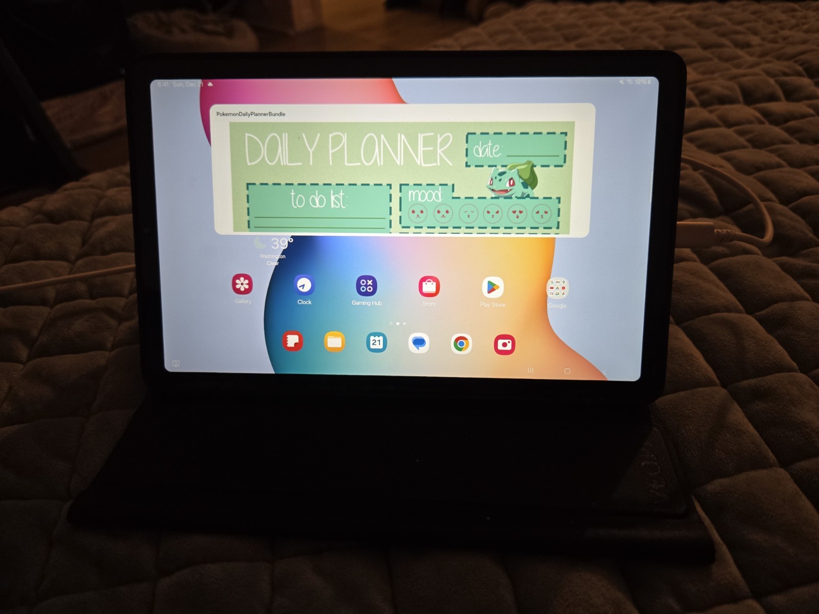 Samsung Galaxy Tab S6 Lite 10.4 128GB Tablet – Dark Gray Lightly Used with Case