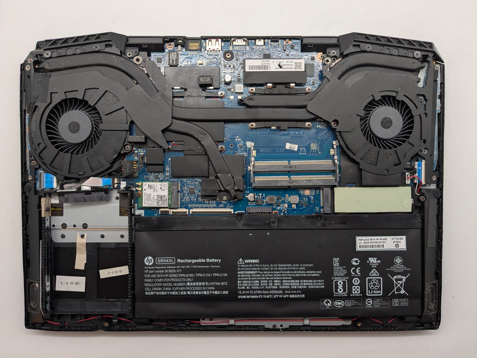 HP OMEN 15-dc0051nr 15″ FHD I7-8750H GTX 1060 Backlit *READ*