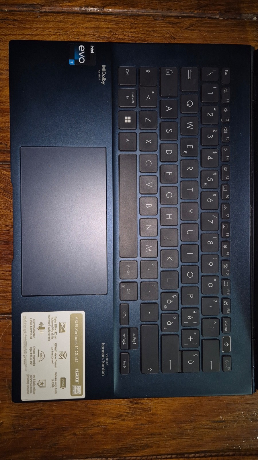 asus zenbook 14x oled i7-13700h