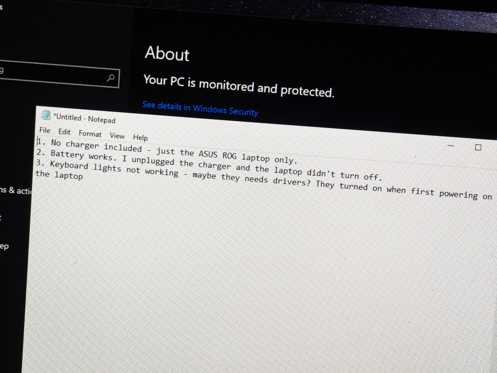 Asus ROG G771 – 150GB HDD, 2GB RAM, Intel i7-4710HQ, Nvidia GTX 860M