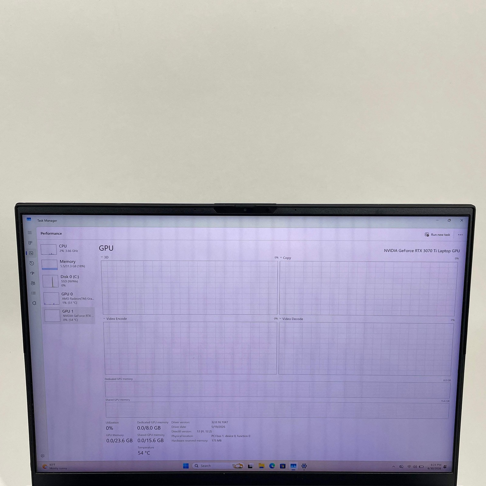 Asus ROG Zephyrus Duo 16 GX650 16″ Ryzen 9 6900HX 3.3GHz 32GB RAM 1TB SSD GeForc