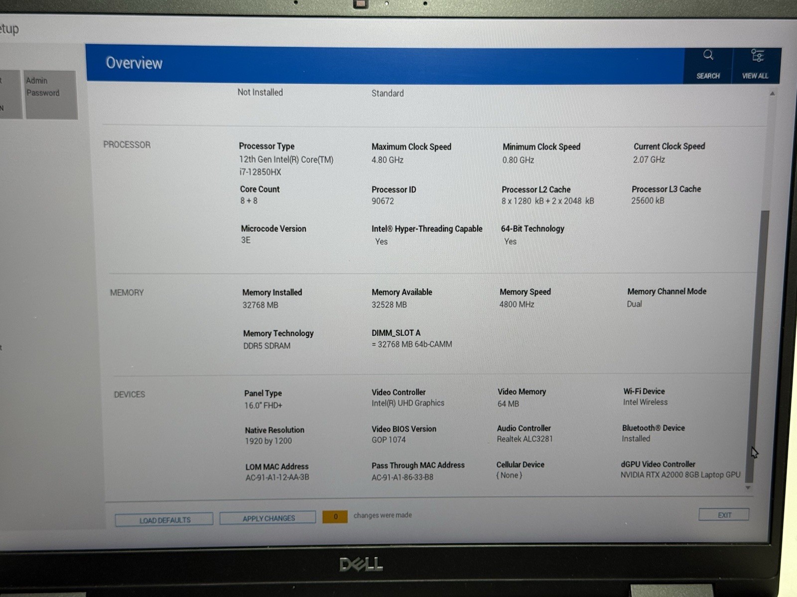 READ – Dell Precision 7670 16″ i7-12850HX 32GB 512GB RTX A2000