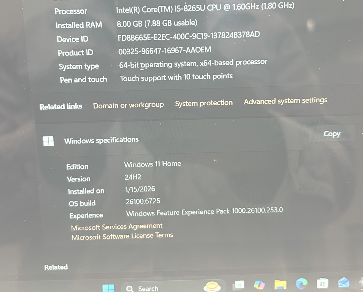 HP Pavillion 15-CS2045NR laptop , Bang & Olufsen sound