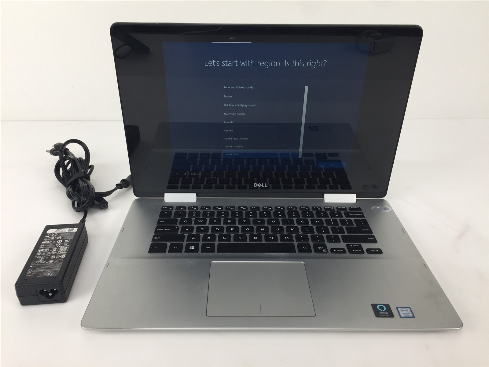 Dell Inspiron 7586 2-in-1 Intel i5-8265U 1.60GHz 8GB RAM 256GB SSD Windows 10