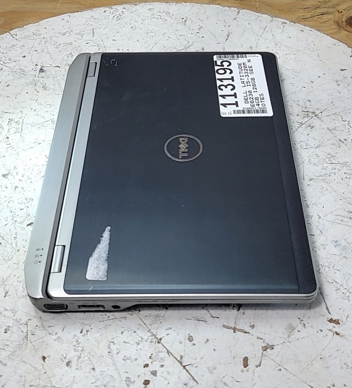 DELL LATITUDE E6230 Laptop Intel I5-3320M 4GB 128GB SEE NOTES