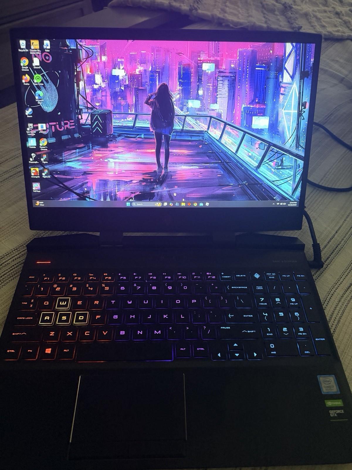 HP Omen Gaming Laptop Intel i7 16GB RAM 1.8TB HDD GTX SSD 15.6″ Black