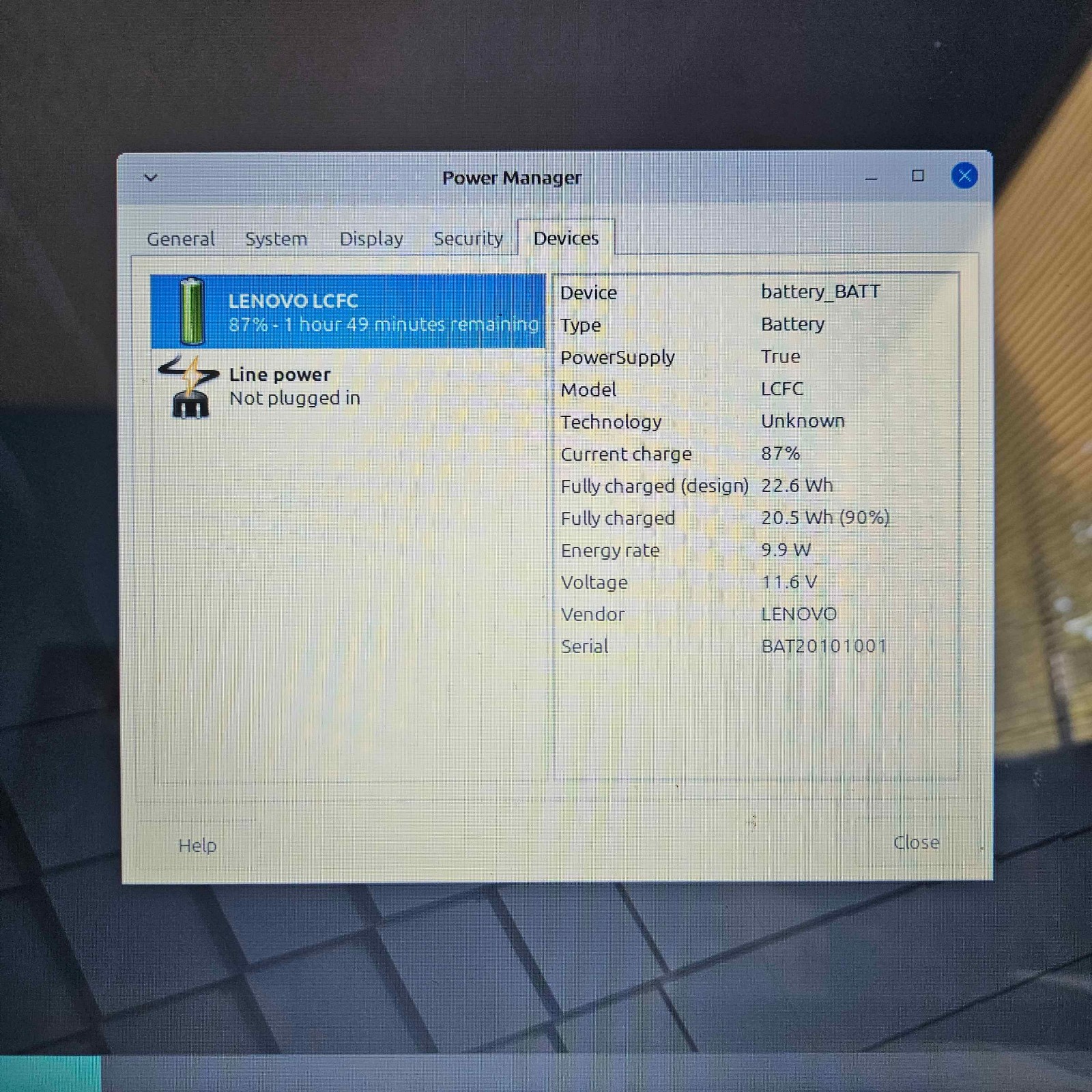 Lenovo IdeaPad 110-15ACL A6-730 4GB RAM 500GB SSD Linux Mint