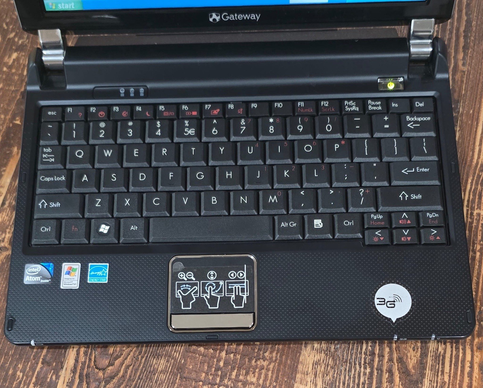 Gateway Netbook KAV60 2x Intel 1.6GHz 1GB RAM 138 Gb SSD, Vintage