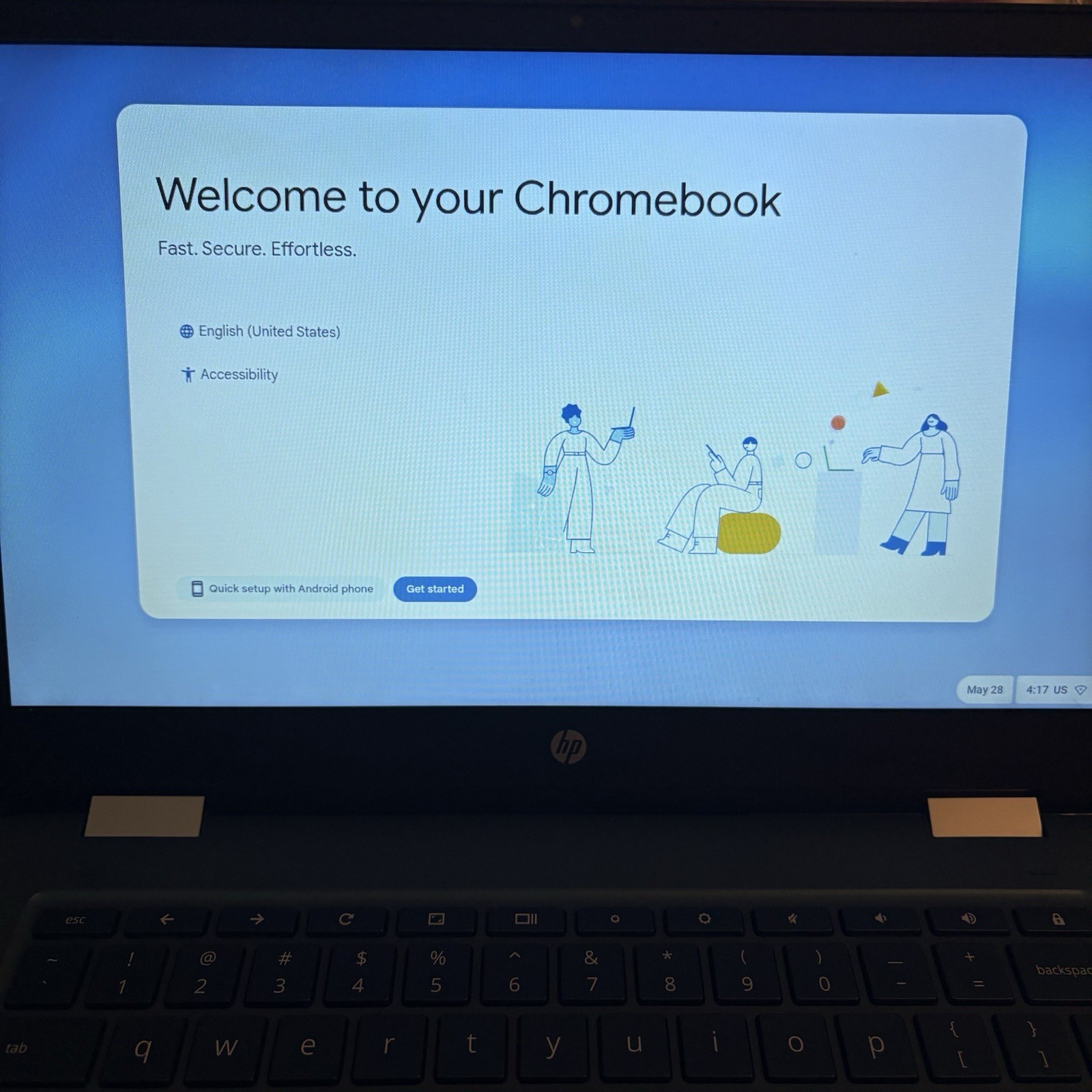 HP Chromebook x360 14a-ca0190wm Celeron N4020 1.1GHz 4GB RAM 64GB eMMC 14″ Touch
