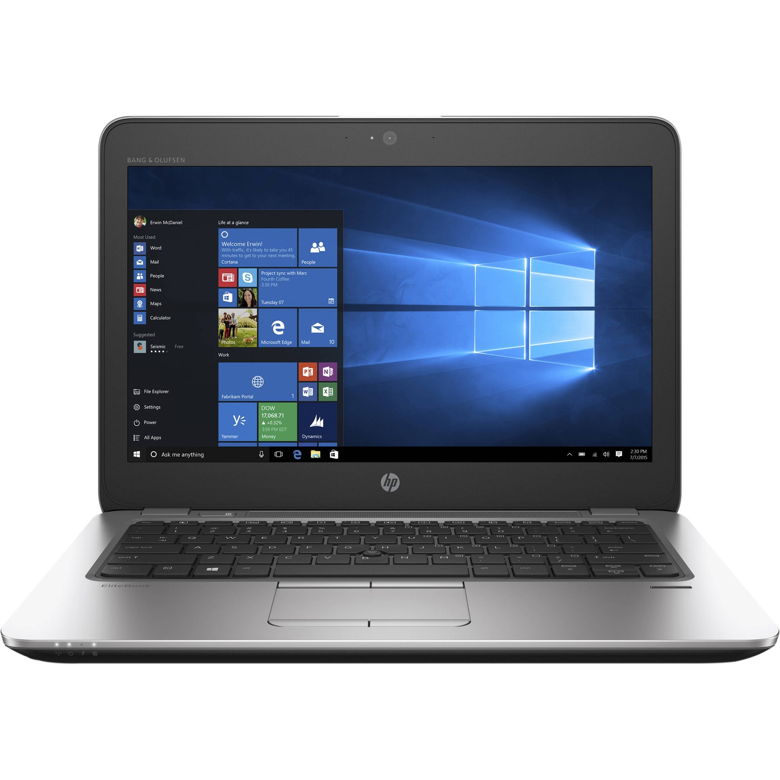 HP Elitebook 820 G3 12.5″ Laptop i5-6300U 8GB 256GB SSD W11P Low Battery Health