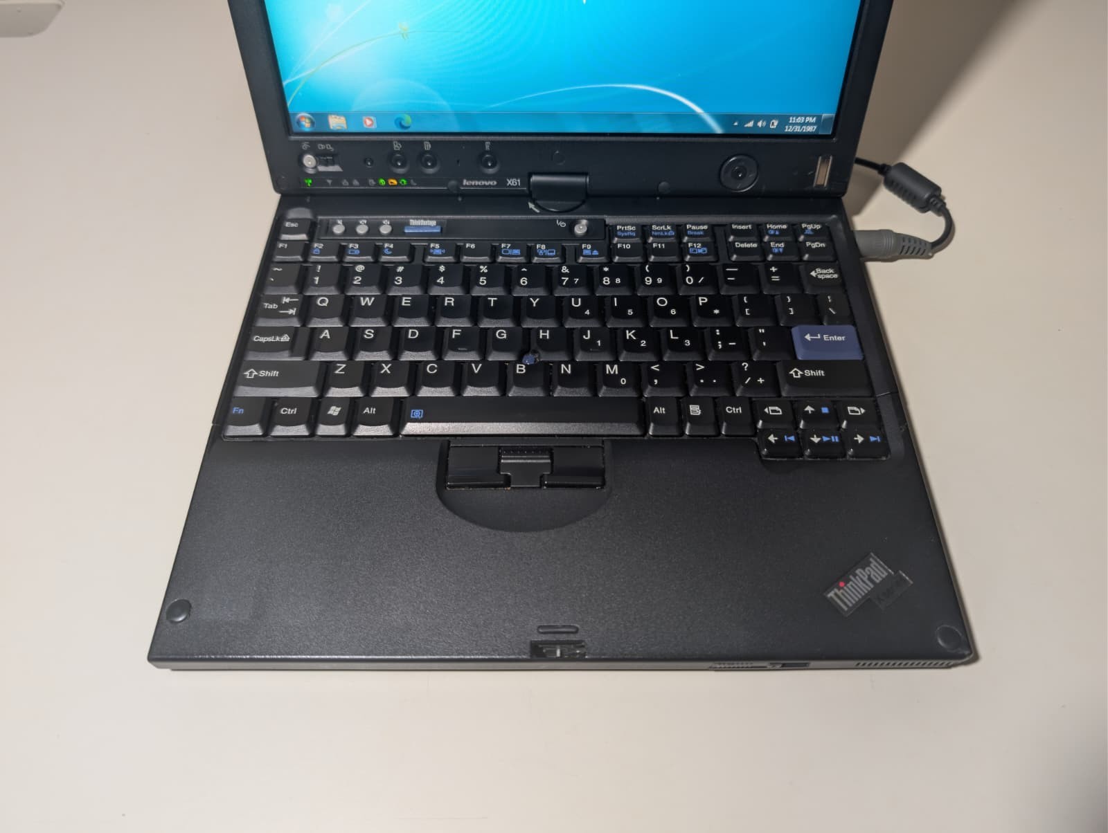 Lenovo ThinkPad X61 Tablet RARE | C2D L7500 4GB RAM 256GB SSD | Win 7 32-Bit