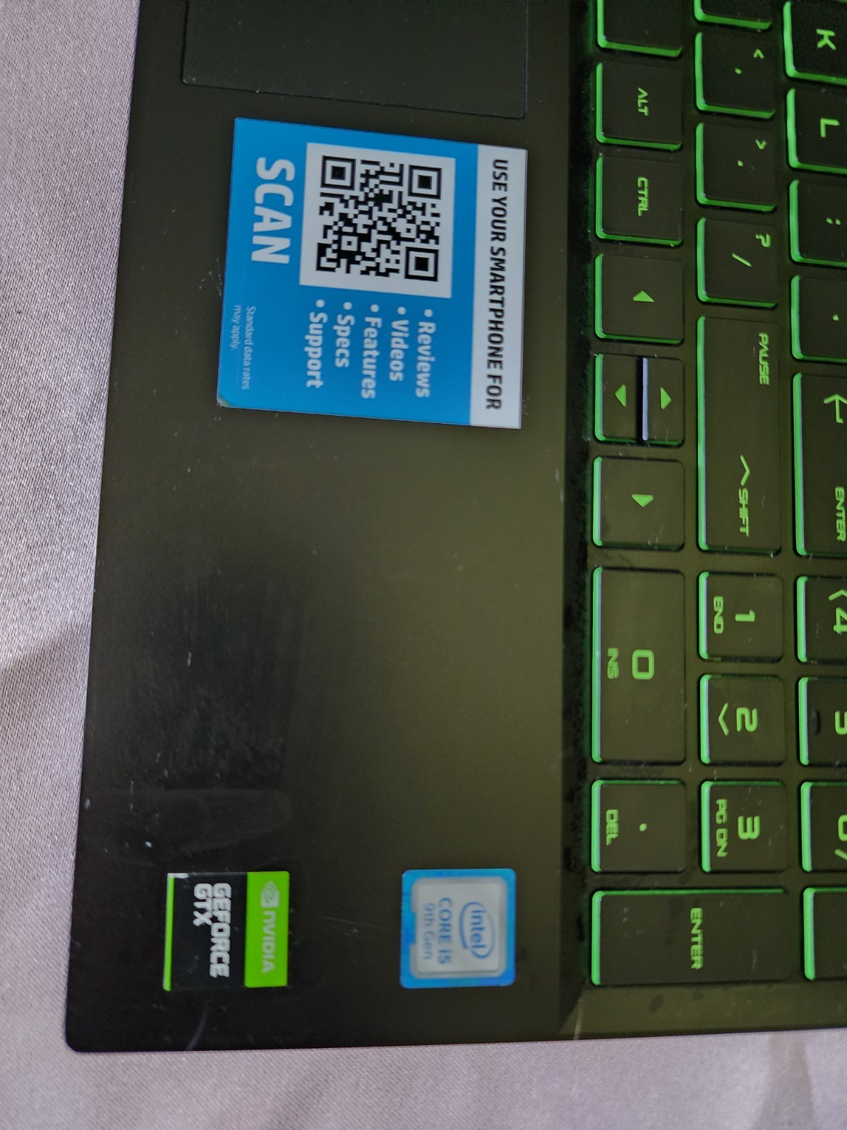 HP Pavilion Gaming 15.6″ i5-9300H 8GB 256GB SSD GTX 1050 Win 11 Black