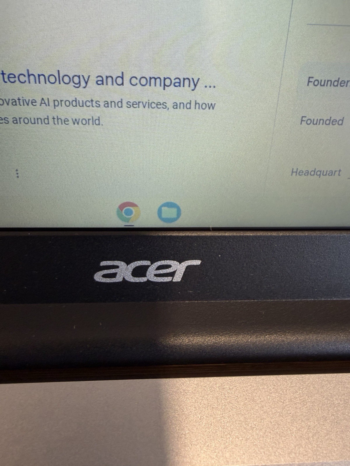 Acer Chromebook 315 CB315-4H 15.6″ Celeron N4500 1.1GHz 4GB RAM W/ Charger