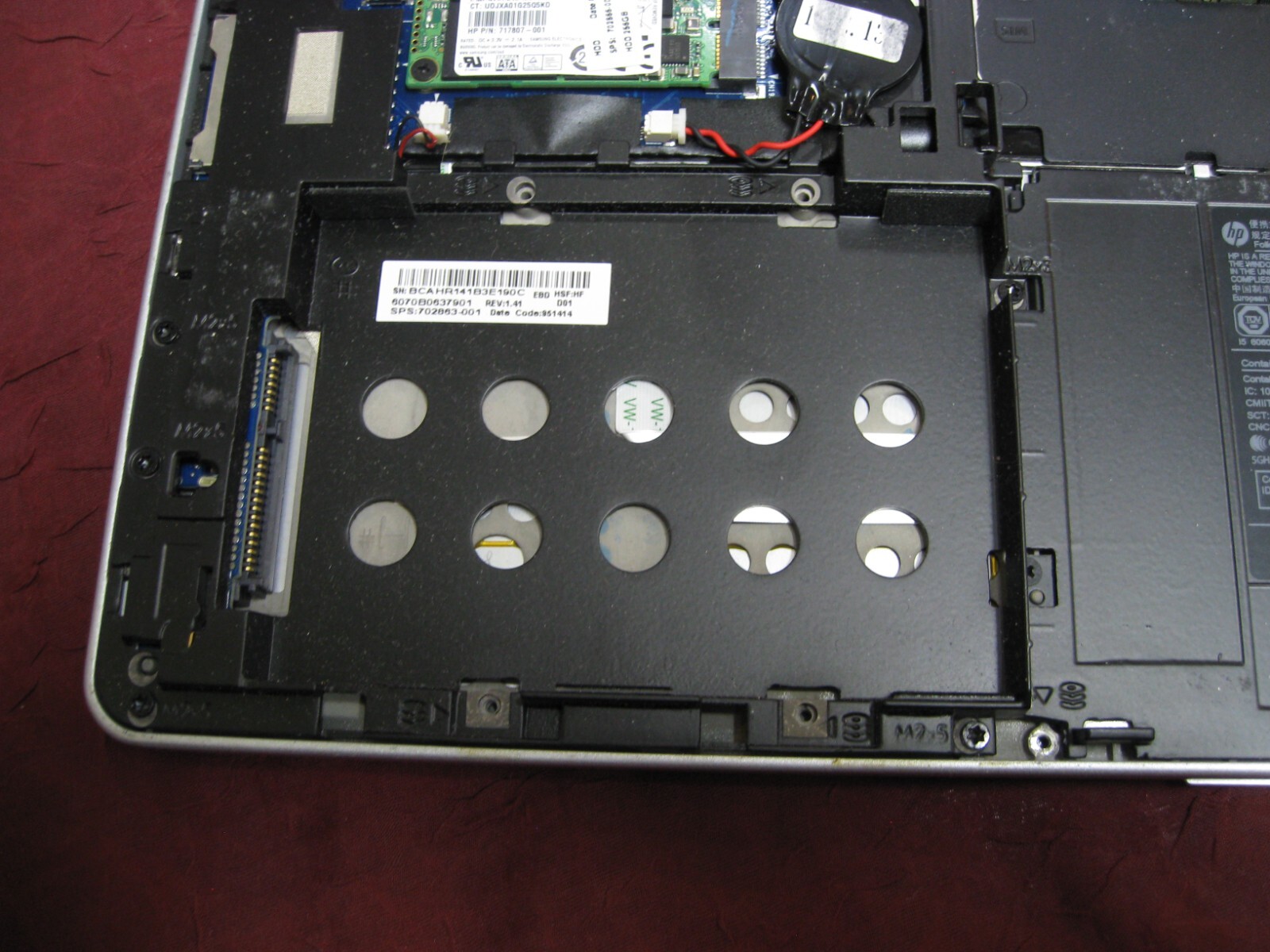 HP ELITEBOOK FOLIO 9470M INTEL CORE i5 PARTS ONLY, NO HDD – may not power up