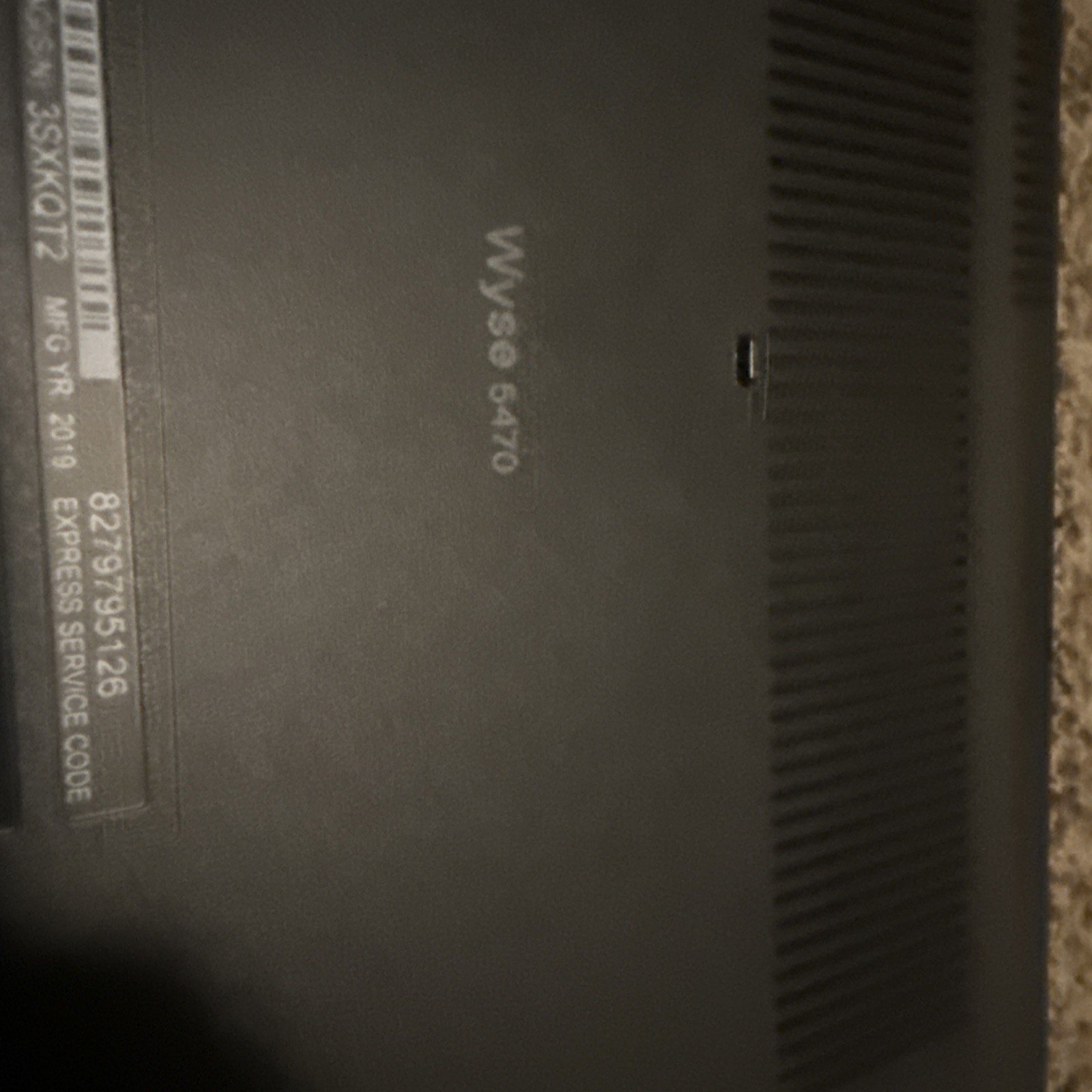 Dell Wyse 5470 Notebook Laptop Black PCoIP