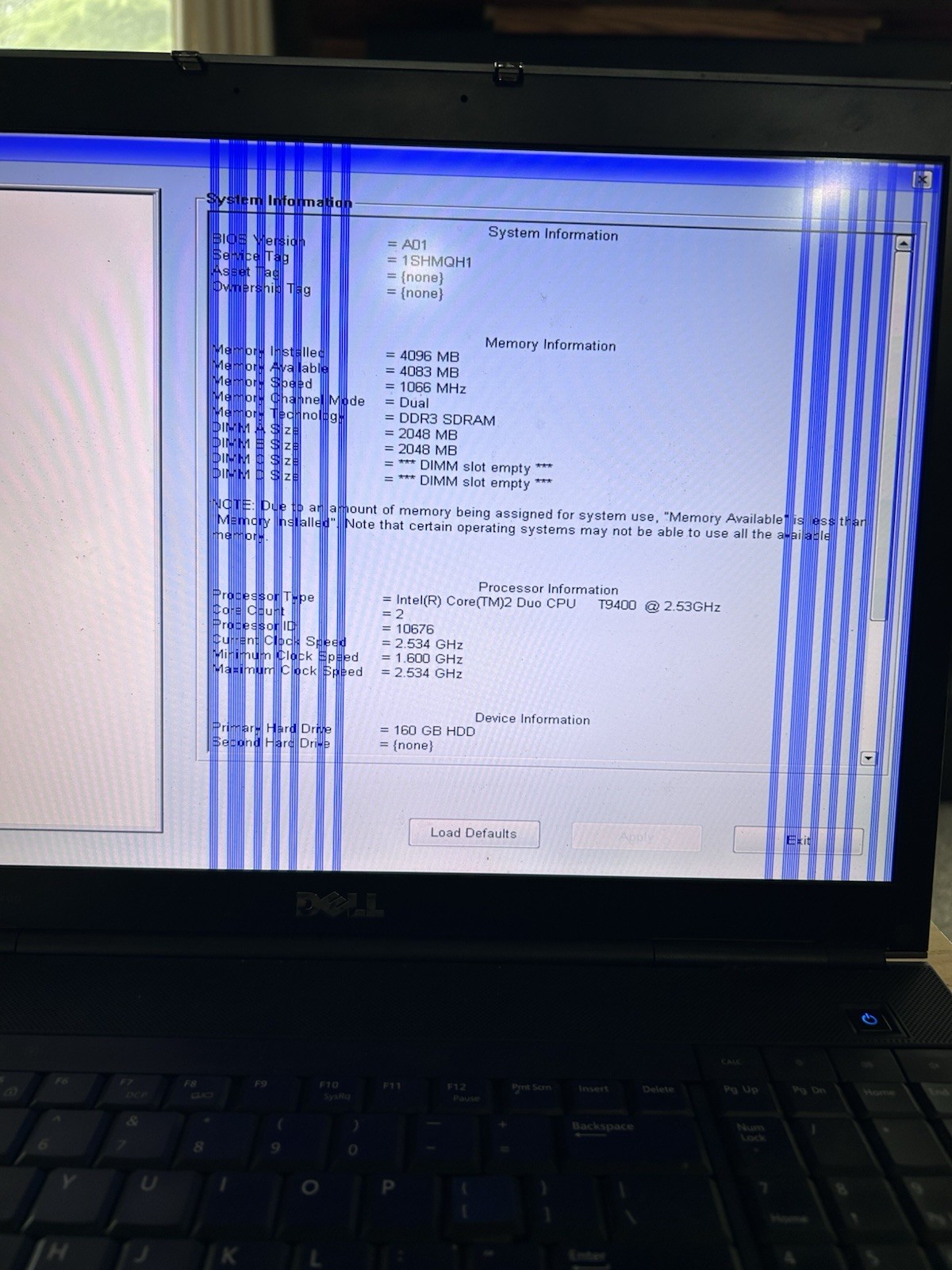 Dell Precision M6400 17″ Laptop Core 2 Duo cpu T9400 2.53 ghz w Charger